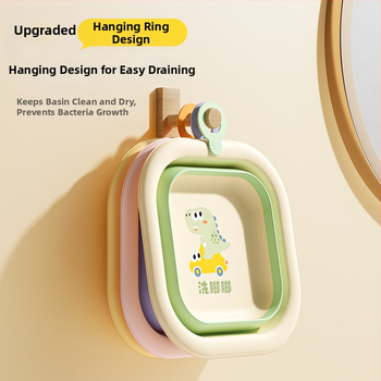 Lighean pliabil pentru copii – bazin din plastic gros, portabil, 180–200 g, lansare primăvară 2025