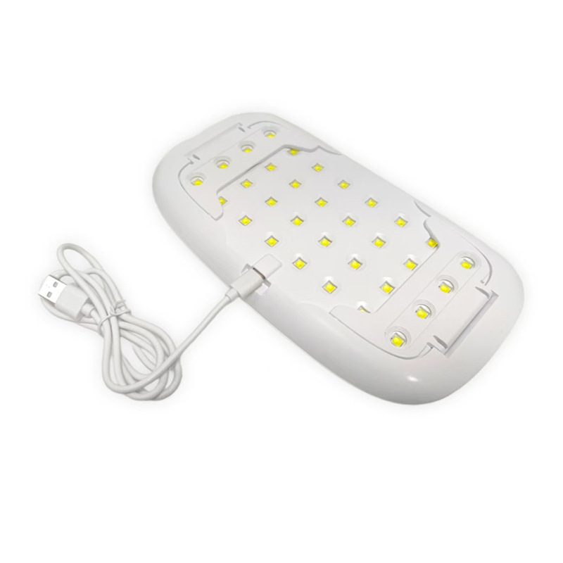 Λάμπα UV με 32 LED για νύχια gel, γρήγορο στέγνωμα, ασφαλής για φυσικά νύχια