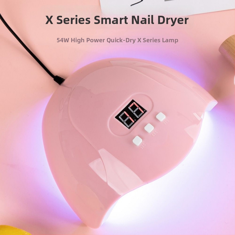X3 USB lampa na nechty so senzorom, dvojité LED svetlo, 54W