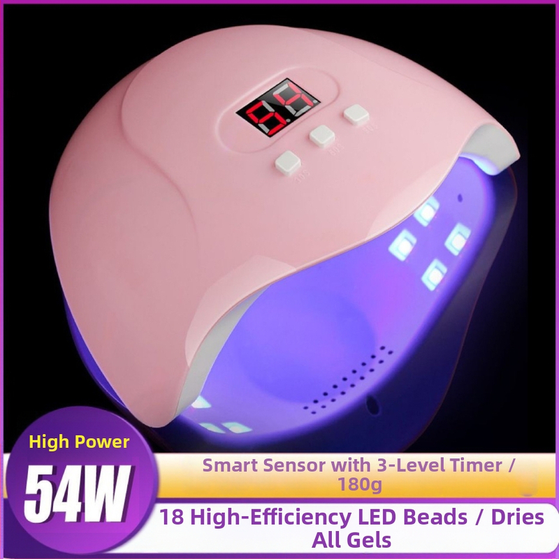X3 USB lampa na nechty so senzorom, dvojité LED svetlo, 54W