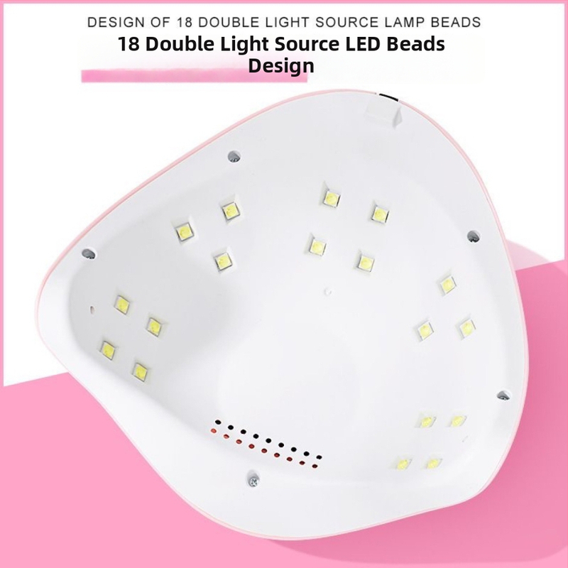 X3 USB lampa na nechty so senzorom, dvojité LED svetlo, 54W