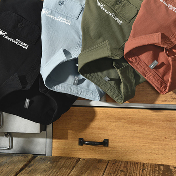 Košulja-jaketa s japanskim retro printom, kvadratni ovratnik, više džepova, širok kroj, dugi rukavi