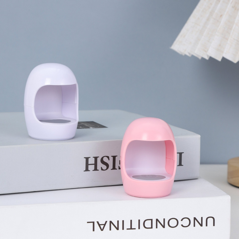 6W Μίνι LED Λάμπα Νυχιών, Δέρμα-Ασφαλής, Αυγοειδούς Σχήματος Για Ένα Δάχτυλο, Οικιακή Λάμπα Στέγνωσης Gel Νυχιών, Συσκευή Ομορφιάς Φωτοθεραπείας