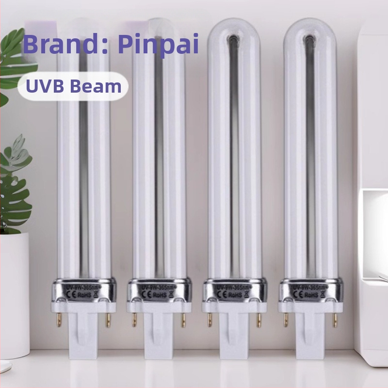 Lampa na fototerapiu nechtov, 9W, 4-dielny set, UV sušiaca lampa