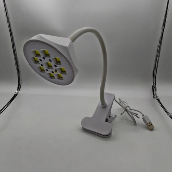 QX12 Klips lamp za nokte, 9-LED dijamantna lampa za brzo sušenje gel laka, izravno priključivanje