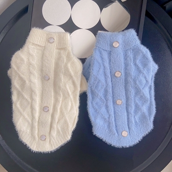 Свитер за кучета, INS стил, акрилно влакно, дрехи за домашни любимци