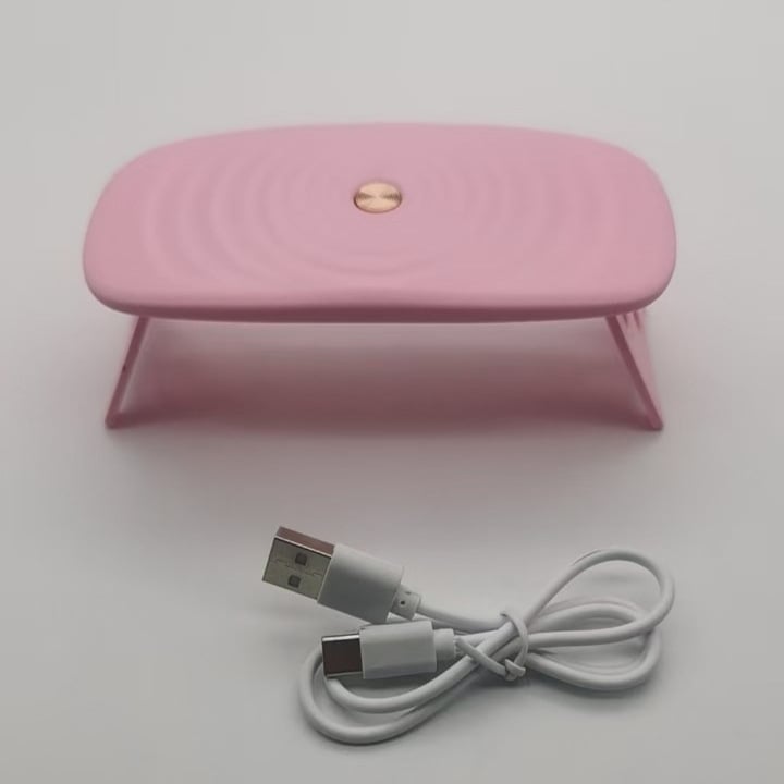 UV lampa na nechty, kompaktná a skladacia, 8 LED, USB napájanie, prenosná, rýchle sušenie gélu na nechty