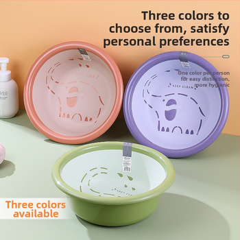 Bazin de baie pentru copii Melosen — plastic PP, formă circulară, greutate netă 250–300 g, origine Taizhou, Zhejiang, lansat în 2022