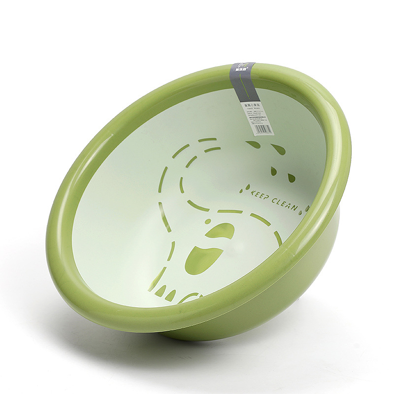 Bazin de baie pentru copii Melosen — plastic PP, formă circulară, greutate netă 250–300 g, origine Taizhou, Zhejiang, lansat în 2022