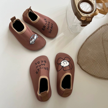 Παιδικά Παπούτσια Παραλίας και Κάλτσες, Αντιολισθητικά, Γρήγορο Στέγνωμα, Άνω Μέρος από Ύφασμα, Σόλα TPR