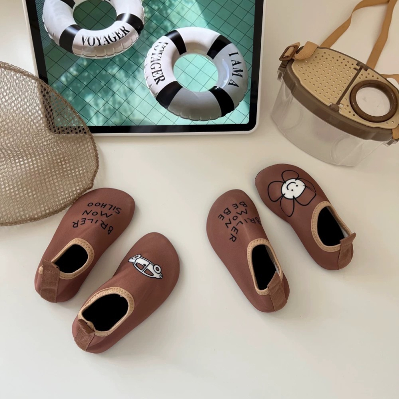 Παιδικά Παπούτσια Παραλίας και Κάλτσες, Αντιολισθητικά, Γρήγορο Στέγνωμα, Άνω Μέρος από Ύφασμα, Σόλα TPR