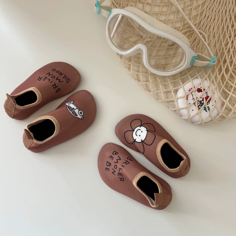 Παιδικά Παπούτσια Παραλίας και Κάλτσες, Αντιολισθητικά, Γρήγορο Στέγνωμα, Άνω Μέρος από Ύφασμα, Σόλα TPR