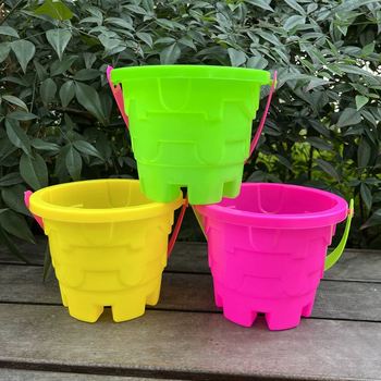 Kastély homok- és vízijáték gyerekeknek – PP anyag, strandjáték, homokozó eszköz, 4–6 éveseknek