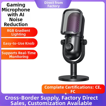 Gaming USB kondenzatorski mikrofon za livestreaming i snimanje (Su9, USB napajanje, 5V, SNR ≥100 dB)