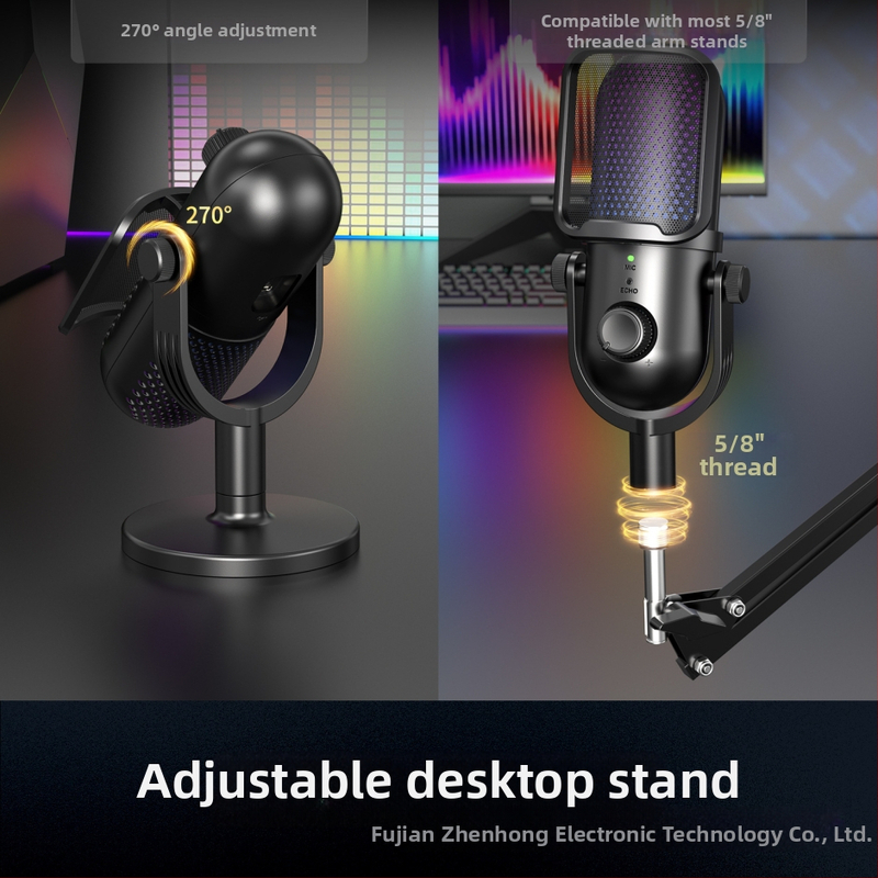 Gaming USB kondenzatorski mikrofon za livestreaming i snimanje (Su9, USB napajanje, 5V, SNR ≥100 dB)