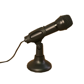 YY-800 Microfon de birou cu fir, cu stativ, intervalul de frecvență 40 Hz–20 kHz, SNR ≥60 dB, Putere nominală 50