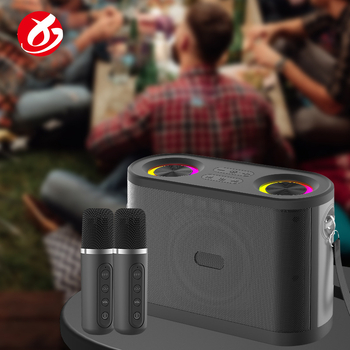 Bluetooth karaoke zvučnik s integriranim mikrofonom, 10W, Bluetooth 5.3, frekvencijski opseg 100 Hz–20 kHz, trajanje baterije 3–5 sati