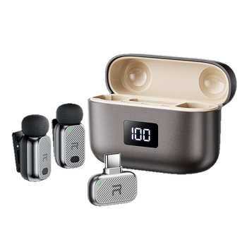 Remax K23 lavalier mikrofon s AI promjenom glasa i redukcijom buke za uživo prijenos i snimanje, frekvencijski raspon 20 Hz–20 kHz, SNR ≥60 dB, Bluetooth 5.3, ugrađena baterija 300–500 mAh