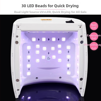 66W bezdrôtová nabíjateľná lampa na nechty, model S10, inteligentný senzor, fototerapeutické zariadenie