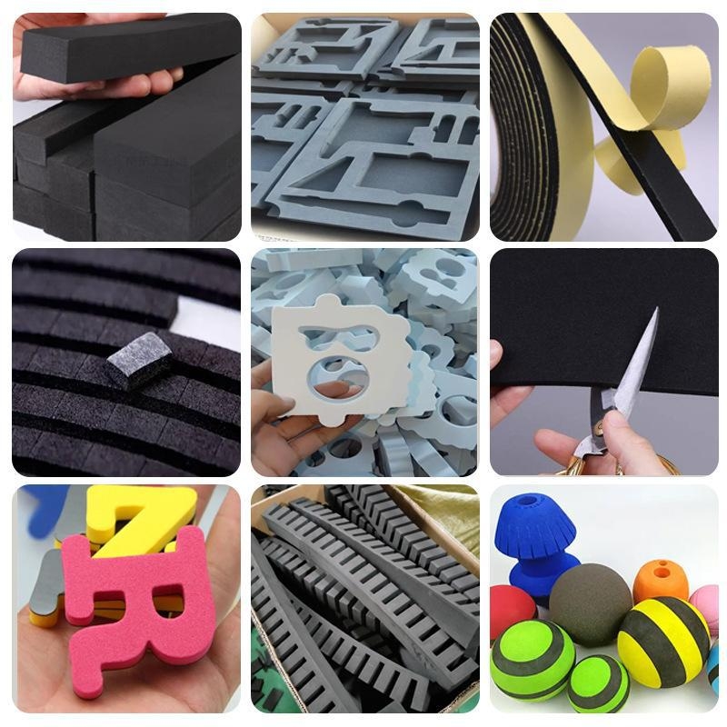 Material EVA pentru role, cu suport autoadeziv pe o singură față, densitate 38–80