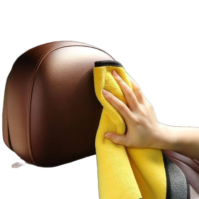 Prosop de șters auto din catifea corală, grosime extra, nu lasă scame, foarte absorbant pentru geamuri auto