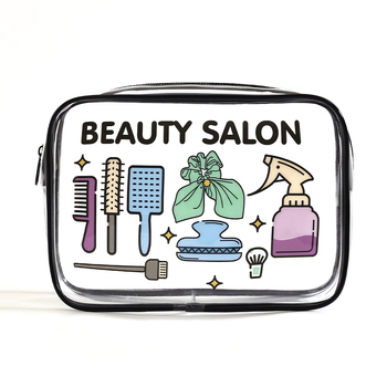 Beilian prozirna kozmetička torbica za putovanje – kubičnog oblika, materijal 600d Oxford, model Also Prepare, za šminkanje