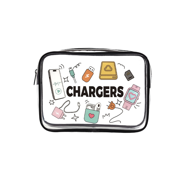 Beilian prozirna kozmetička torbica za putovanje – kubičnog oblika, materijal 600d Oxford, model Also Prepare, za šminkanje