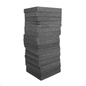 Foaie pătrată de burete pentru ambalare, burete de înaltă densitate, densitate 38, imprimat, grosime personalizabilă