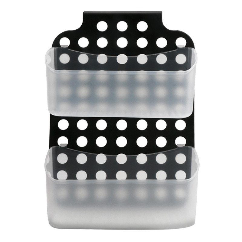 Κρεμαστό καλάθι μπάνιου για αποθήκευση, μοντέλο TX021-1 με τετράγωνες οπές, υλικό PP, μοντέρνος μινιμαλιστικός σχεδιασμός, κυκλοφόρησε το 2021