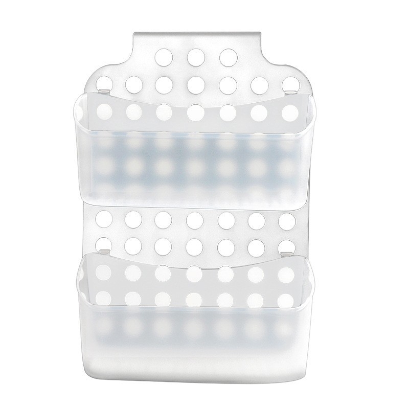 Κρεμαστό καλάθι μπάνιου για αποθήκευση, μοντέλο TX021-1 με τετράγωνες οπές, υλικό PP, μοντέρνος μινιμαλιστικός σχεδιασμός, κυκλοφόρησε το 2021