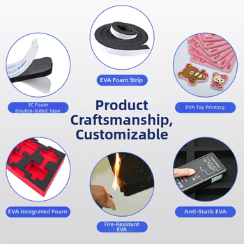 Visoko gustoć EVA pjena ploča s graviranom EVA oblogom i flokiranom površinom — biorazgradivi EVA, ispis, prilagodljiv