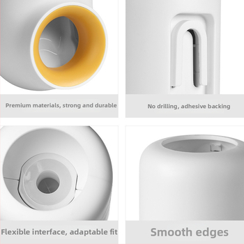 Stoarcător automat de pastă de dinți, montaj pe perete, fără găuri, suport pentru periuțe