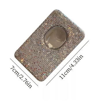 Presă pentru pastă de dinți cu incrustații de diamant — montaj fără găuri, dozator automat pentru baie