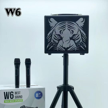 Microfon wireless pentru karaoke cu difuzor încorporat – Putere 100W, Bluetooth 5.3, Baterie 6000mAh, Gama de frecvențe 100 Hz–20 kHz