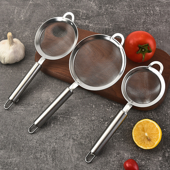 Nehrđajući čelični mrežasti sito 304 za kućnu kuhinju – filtrira sojino mlijeko, sok, ulje i brašno