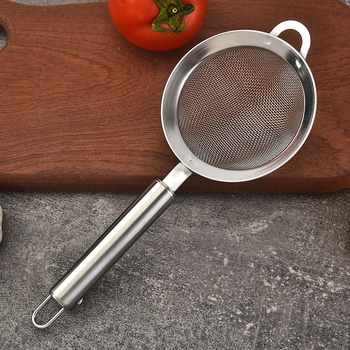 Nehrđajući čelični mrežasti sito 304 za kućnu kuhinju – filtrira sojino mlijeko, sok, ulje i brašno