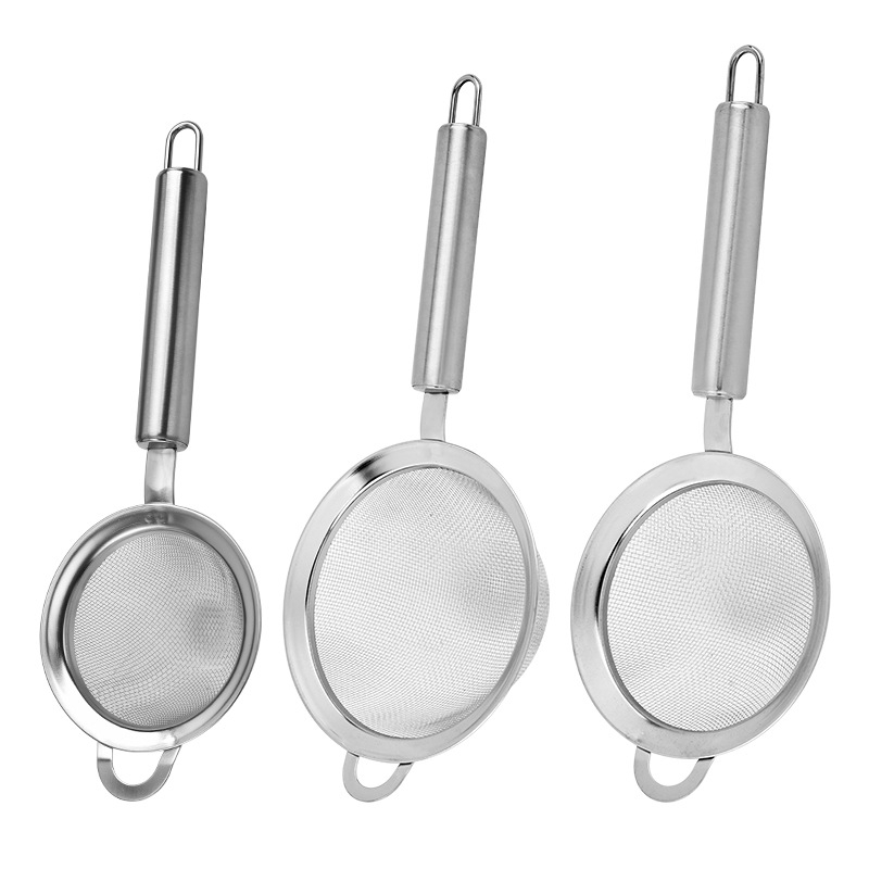 Nehrđajući čelični mrežasti sito 304 za kućnu kuhinju – filtrira sojino mlijeko, sok, ulje i brašno
