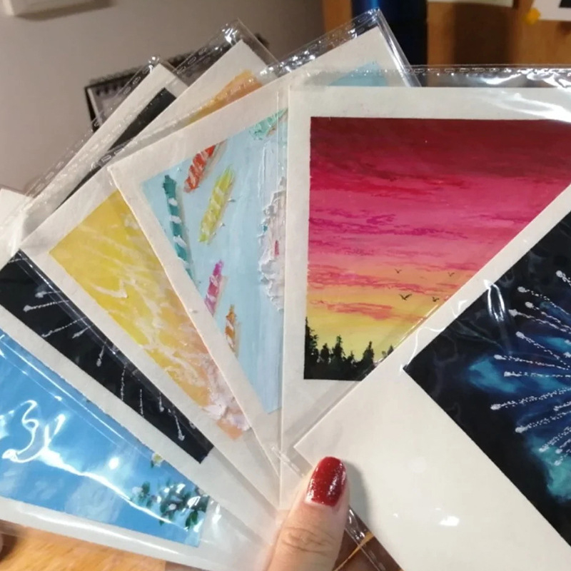 OPP samozatvara vrećica za umjetnička djela: uljni pastel, akvarel, skice i fotografije – zaštita od prašine, visoka transparentnost