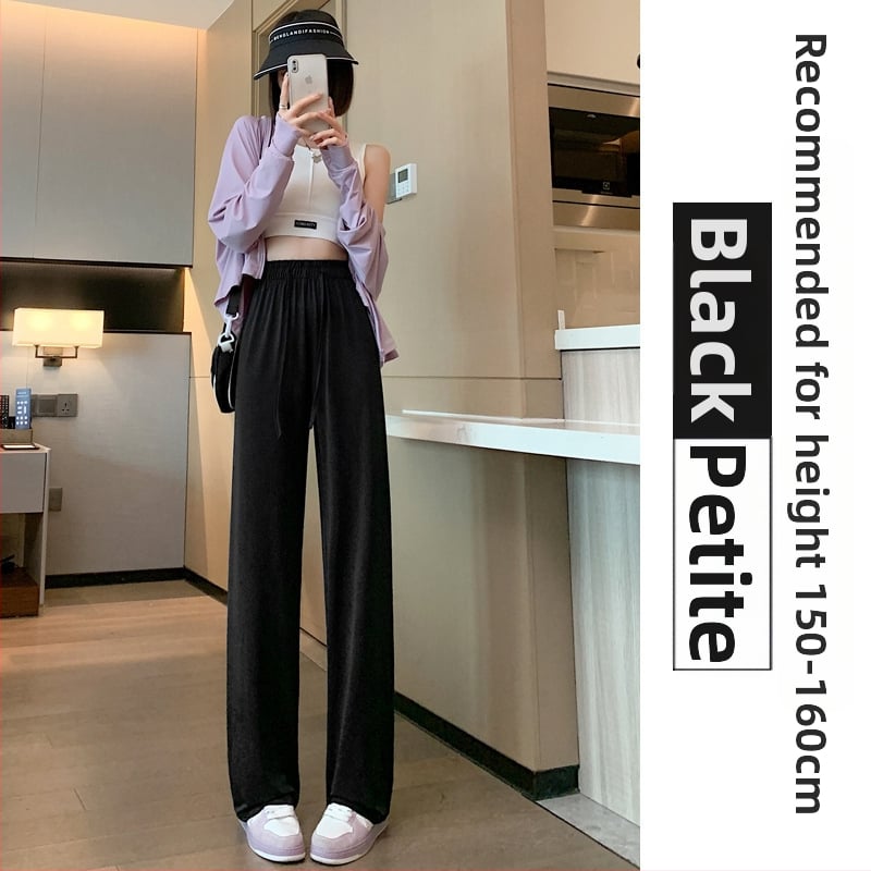 Női egyenes nadrág, magas derekú, 80-90% poliészter, elegáns városi stílus, ősz 2025