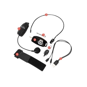 Jianshi W-06 Instrumentalni kondenzacijski mikrofon, kardioidni, 20 Hz–20 kHz, ugrađena baterija 12 sati