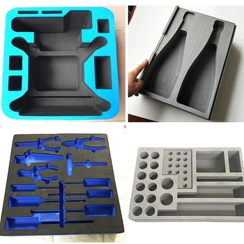 Eva pjena ulošak za kutije alata i kutije za kozmetiku, dvobojna unutarnja pločica za oblikovanje, tisak, gustoća 18-70, branda Zhisheng packaging