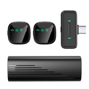 M19 vezeték nélküli lavalier mikrofon élő közvetítéshez – Clip-On, 20Hz-20kHz, 12 óra üzemidő