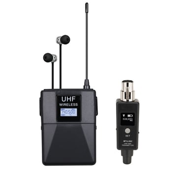 Bežični sustav In-Ear monitora za prijenos uživo s Bluetooth prijemnikom, predajnikom i mikrofonom