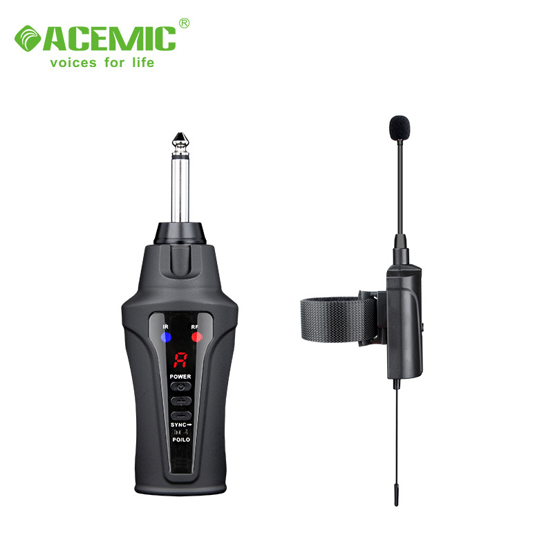 Aishangda DT-5 Mikrofoni za glazbene instrumente s ugrađenom baterijom, frekvencijski raspon 30 Hz–15 kHz, SNR ≥85 dB, trajanje baterije 6–8 h