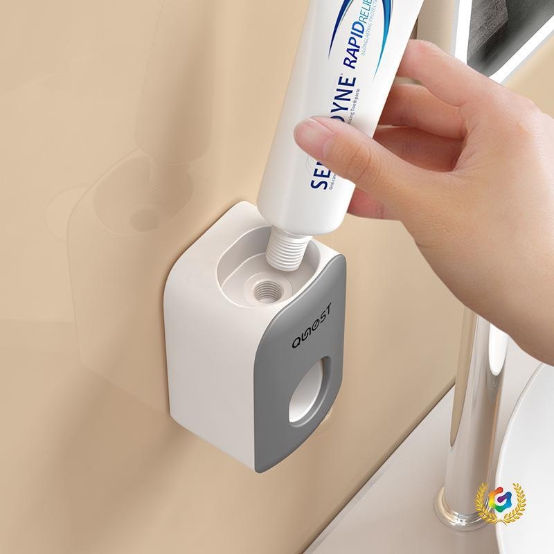 Automatski dozator paste za zube, zidni, bez bušenja, kupaonski set