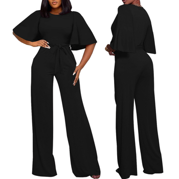 SMR8578_3 Kötött overál, középtáji derék, laza szabás, poliészter-elasztán, nyár 2026