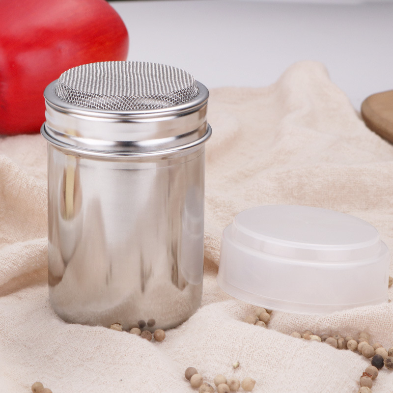 Sită de praf din oțel inoxidabil 304 pentru matcha, pudră de cacao, cafea, făină pentru coacere și zahăr