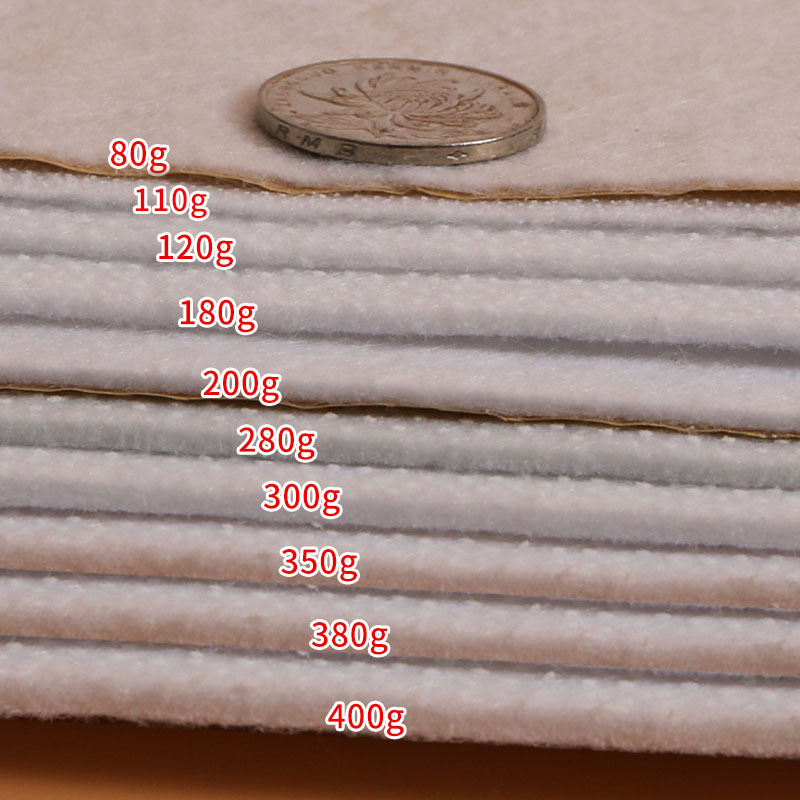 Öntapadós pamut párna DIY ruházathoz és táskák béléséhez – egyoldalú, vastított, 80–400 g