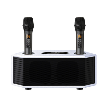 Boxă Bluetooth pentru karaoke cu microfon încorporat — portabil pentru acasă și exterior, 50W putere totală, Bluetooth 4.2, 30Hz-15kHz, SNR ≥60dB, rază 30m