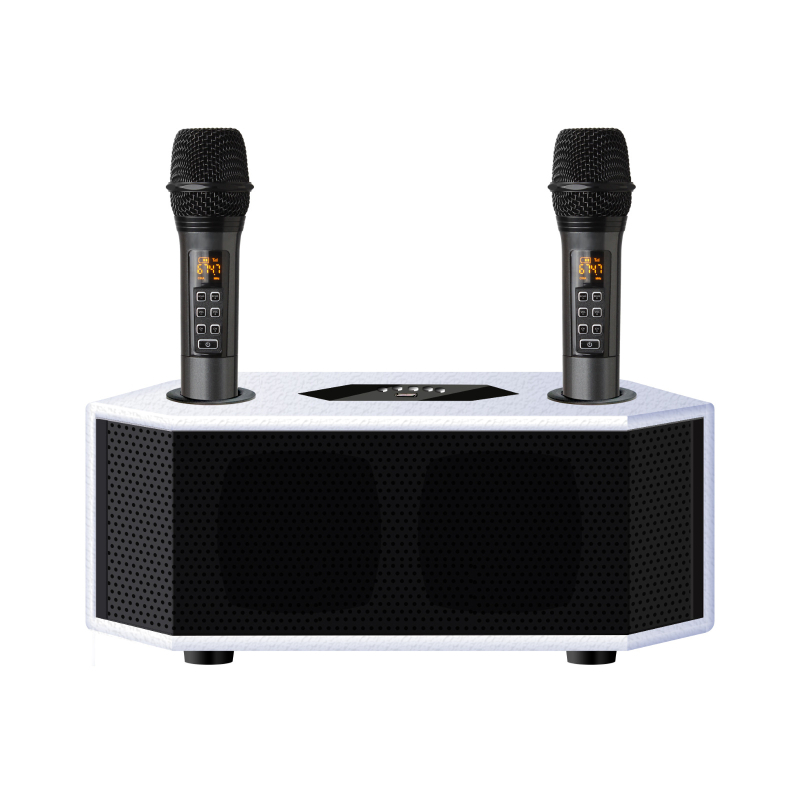 Boxă Bluetooth pentru karaoke cu microfon încorporat — portabil pentru acasă și exterior, 50W putere totală, Bluetooth 4.2, 30Hz-15kHz, SNR ≥60dB, rază 30m